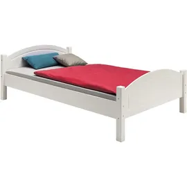 Idimex Massivholzbett 100 x 200 cm Weiß