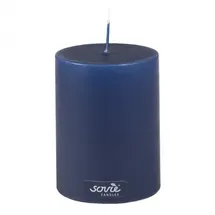 Sovie CANDLES Stumpenkerze 100 mm dunkelblau
