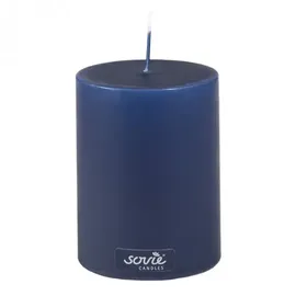 Sovie CANDLES Stumpenkerze 100 mm dunkelblau