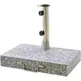 VCM Schirmständer grau Granit B/H/T: ca. 45x39x28 cm - grau