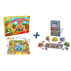 Baustellenspiel 2er Set: Das große Baustellenspiel + Bob der Baumeister: Auf der Baustelle