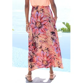 LASCANA Maxirock Damen Floral Pink 38