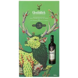 Glenfiddich 12 Jahre 40% vol 0,05 l Geschenkset