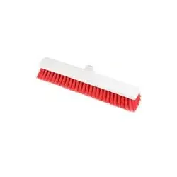 SweepAway Besen 40 cm | Haarbesen mit weichen Borsten Rot