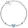 Disney Kinder Armband Mickey Mouse silberfarben Silikonarmband Blau