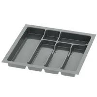 Sossai Besteckeinsatz Divio für 50cm breite Schubladen, 43x43 cm