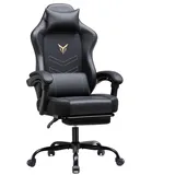 GTPLAYER Gaming Stuhl Kunstleder Schwarz