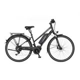 Trekkingrad (Laufradgröße: 28 Zoll, Rahmenhöhe: 49 cm, Damen-Rad, 627 Wh, Schwarz matt)