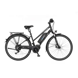 Fischer VIATOR ETD 1861 Trekkingrad (Laufradgröße: 28 Zoll, Rahmenhöhe: 49 cm, Damen-Rad, 627 Wh, Schwarz matt)