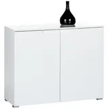 Bega Kommode weiß hochglanz 100 cm 2-türig - BRICE