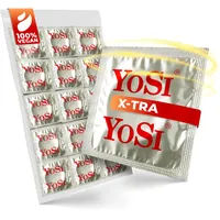 500 YOSI Markenkondome „X-TRA“ - Kondome mit dicker Wandstärke - reguläre Passform - 53 mm Breite - strapazierfähig - für professionelle Ansprüche geeignet - Condoms for men - 500 Stück(10 x 50 Stück)