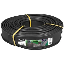 Bradas Gerade Rasenbegrenzung 18 m x 12,5 cm schwarz