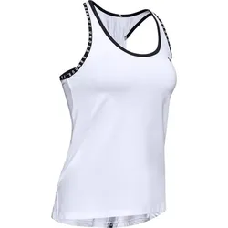 UNDER ARMOUR Damen Ärmellos Knockout Tank, WHITE, S