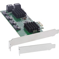 InLine Schnittstellenkarte, 8x SATA 6Gb/s Controller, PCIe 2.0 x1