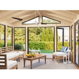 Palmako Pavillon Isabella 401 x 401 cm Naturbelassen FSC®