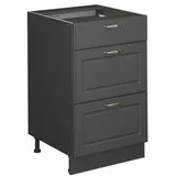 Vicco Schubladenschrank Fame-Line 50 x 0 x 82 cm Gold