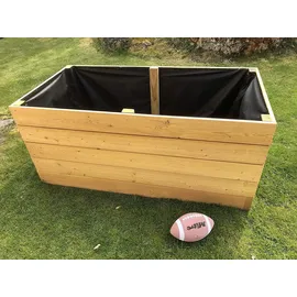 Gartenwelt Riegelsberger Elegantes Hochbeet 220 x 80 x 71 cm Braun