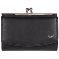 Golden Head Polo RFID Protect French Coin Purse Wallet Black