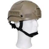 Max Fuchs MFH US Helm, MICH 2002", Rails, ABS-Kunststoff (coyote)