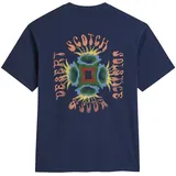 Scotch & Soda Front & Back Artwork Tee blau M