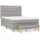 vidaXL Boxspringbett 140 x 200 cm Hellgrau