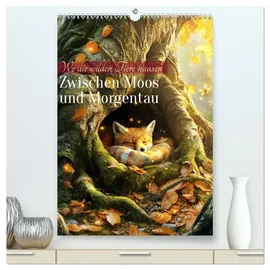 Calvendo Zwischen Moos und Morgentau (hochwertiger Premium Wandkalender 2026 DIN A2 hoch), Kunstdruck in Hochglanz: