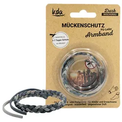 Mückenschutz Armband Pu-leder Mischgrau Kda
