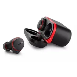 Philips TAA7507BK/00 Kopfhörer & Headset Kabellos im Ohr Anrufe/Musik Bluetooth Schwarz, Rot