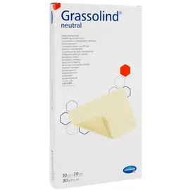 Grassolind Salbenkompressen 10x20 cm steril
