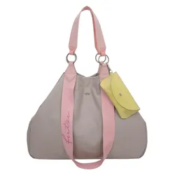 Henkeltasche FRITZI AUS PREUSSEN "Izzy", Damen, Gr. B/H/T: 16cm x 36cm x 50cm, beige, Baumwolle, Taschen, aus veganen Materialien