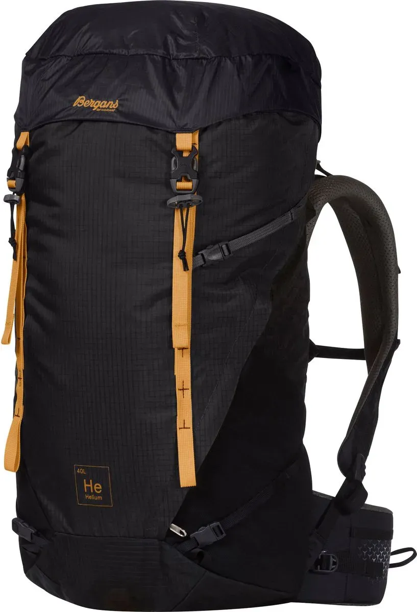 Bergans Helium V5 40 dark shadow grey/black/golden yellow (25330) 40L