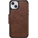 Otterbox Strada Folio mit MagSafe iPhone 15 Plus Smartphone Hülle, Braun