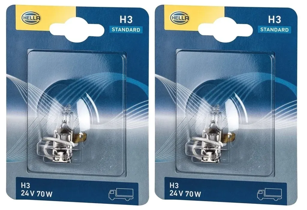 2x Glühlampe H3 24V 70W