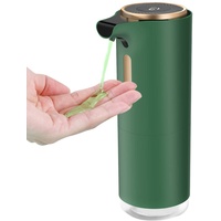 Automatischer Seifenspender, Dalugo 300ml Berührungsloser Seifenspender mit USB Wiederaufladbar, Elektrischer Seifenspender Sensor für Küchen und Badezimmer (Grün)
