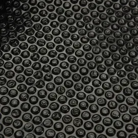 vidaXL Poolabdeckung Schwarz 975×488 cm