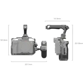 SmallRig HawkLock QR Advanced Cage 4539 für Sony Alpha 7R V, IV