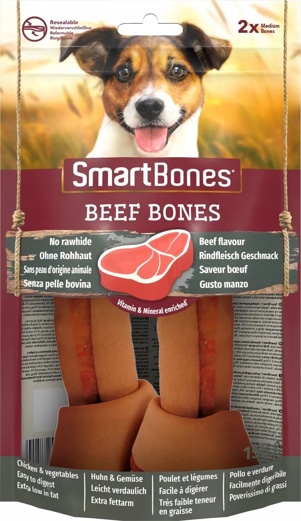 Preisvergleich Produktbild SmartBones Beef Medium 2 Stück