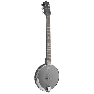 Stagg 6-Saiter Open Back Gitarrenbanjo m/ Gitarrenkopfplatte