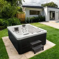 Home Deluxe White Marble inkl. Treppe & Thermoabdeckung