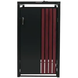 Proregal Mülltonnenverkleidung 122 x 68 x 84 cm anthrazit