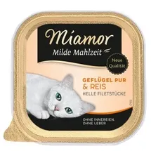 Miamor Milde Mahlzeit Geflügel & Reis 24 x 100 g