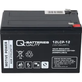 Q-Batteries Akku kompatibel Rasenroboter 24V 2x 12LCP-12 12V-13Ah AGM Blei Vlies wartungsfrei QB