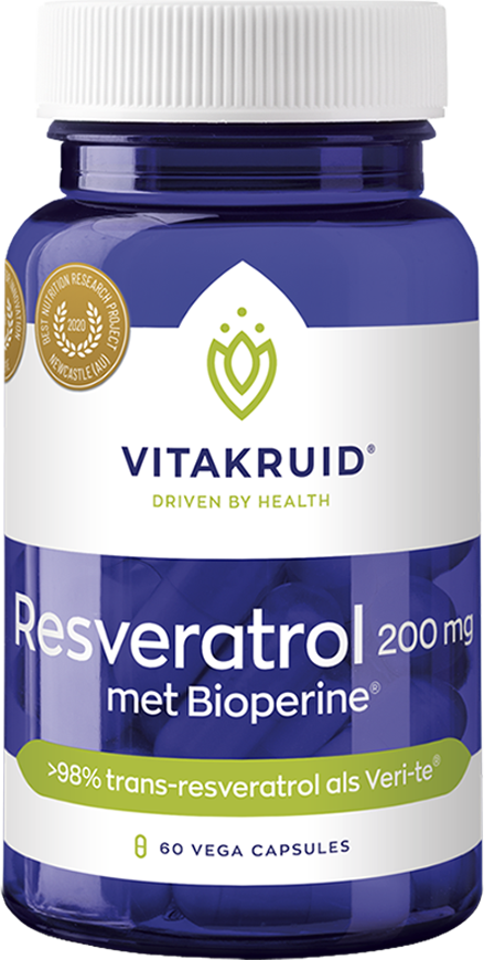 Resveratrol 200 mg mit Bioperin (60 Kapseln)