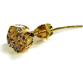 MikaMax Rose, 24 Karat Echtheitszertifikat – In 24K Gold getauchte echte Rose, 30 cm – Handgetaucht in Gold Frauen, Freundin, Valentinstag, Muttertag, Weihnachten