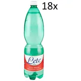 18 Lete Minerale Effervescente Naturale Mineralwasser sprudelnd natürliche 1,5Lt