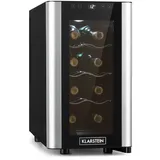 Klarstein Reserva 8 Slim Uno Weinkühlschrank 23 Liter Edelstahl