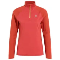 Odlo Essential Ceramiwarm Halbreißverschluss-sweatshirt - Cinnabar - S