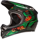 Mountainbike-Helm MTB Downhill Sicherheitsnorm EN1078 Ventilationsöffnungen für Luftstrom Kühlung ABS Außenschale Helmet Grün M