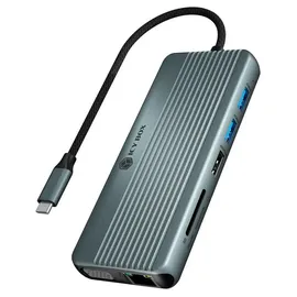 Icy Box IB-DK4062-CPD Multi Dockingstation - Grau