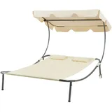casa.pro Avigliano Doppelliege 200 x 134 x 146 cm Beige
